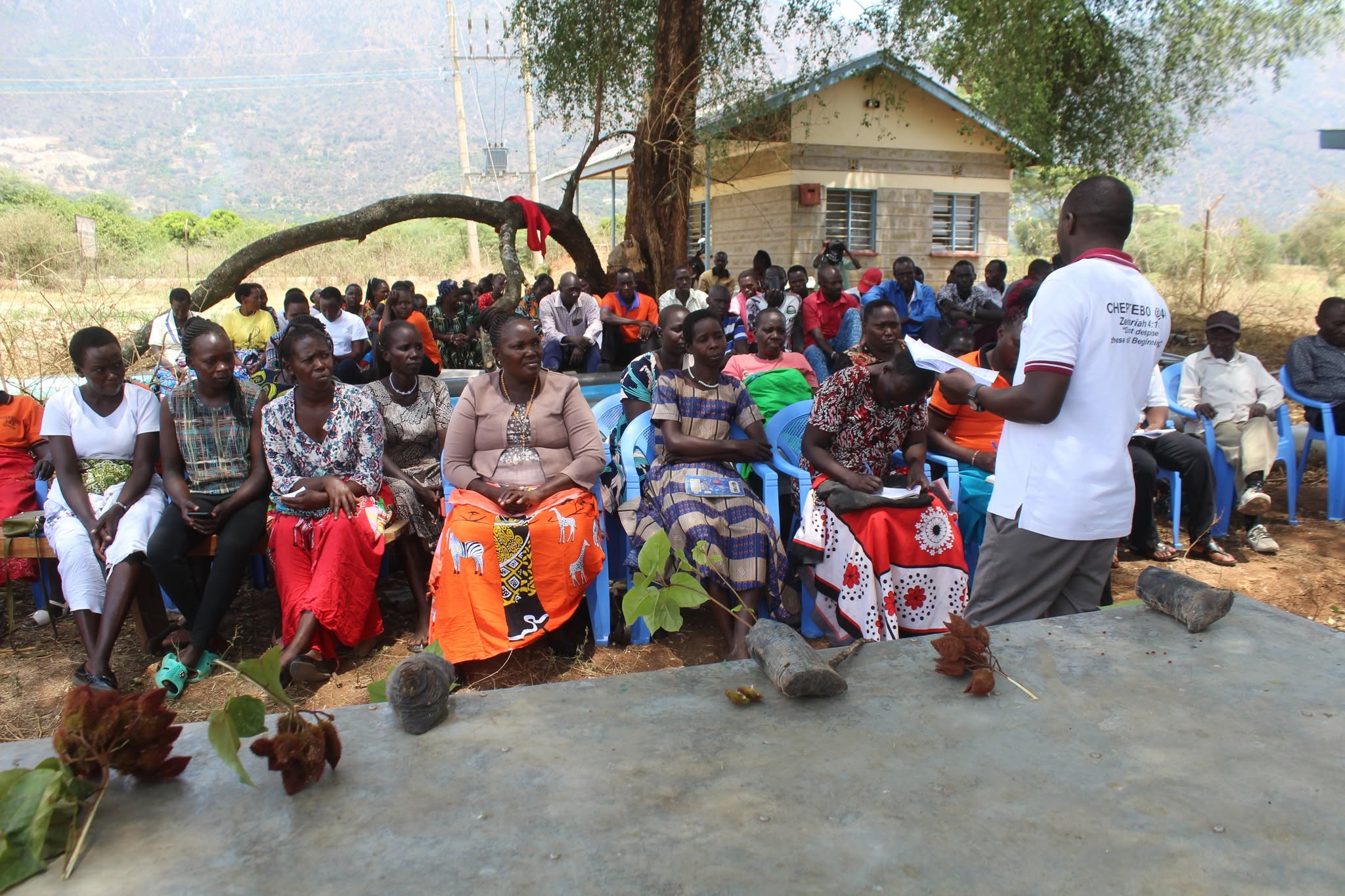 A.I.C. Cheptebo Staff Sensitize Farmers in Arror Ward on BIXA Plant